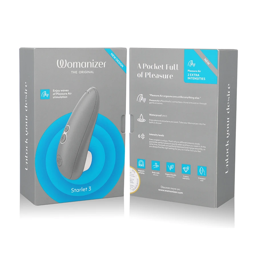 WOMANIZER - STARLET 3 CLITORAL STIMULATOR GREY